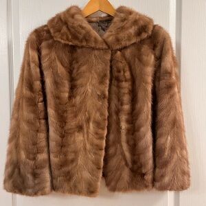 Genuine Mink Fur Jacket
